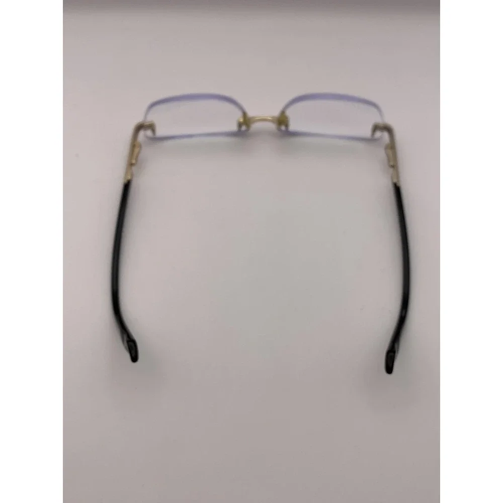 Swarovski Eyeglasses DARA SW 5089 56-14-135 Gold Black Rimless w/Case Frame Only